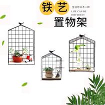 Nordic INS Wrought iron vintage birdcage ornaments hanging decoration Outdoor garden balcony decoration Creative decoration Home furnishing