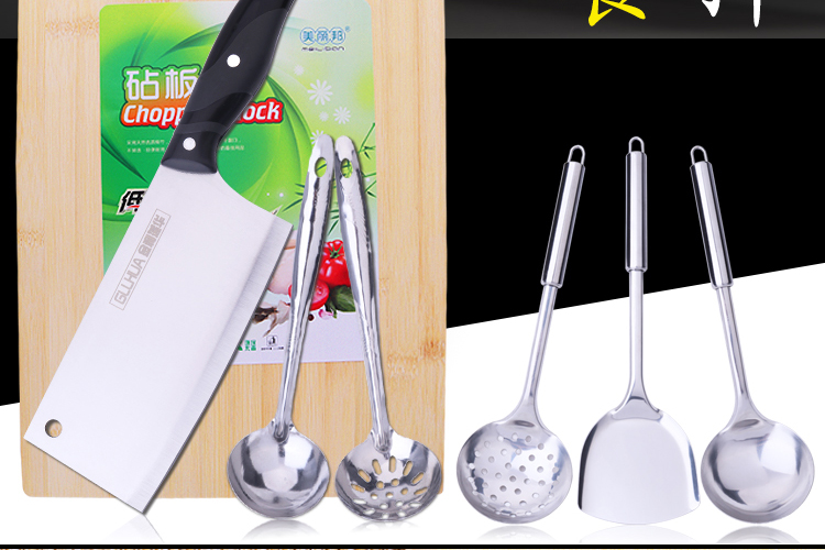 Bền tấm thớt nhà toàn tre cắt thớt cắt nhà bếp cắt bộ nhà bếp đầy đủ dao kết hợp nhà bếp dụng cụ nhà bếp