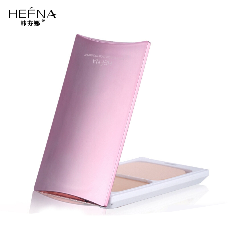 Han Fenna Aqua Mineral Brightening and Repairing Powder 8g Kem che khuyết điểm giữ ẩm kiểm soát dầu làm trắng Phấn trang điểm khô và ướt - Bột nén