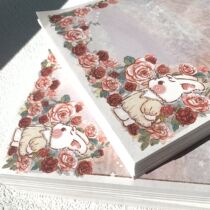 Rose Rabbit High Face Value Pat Paper This Cute Poo Sign Paper One-sided Learning Paper Pen Notes Bens Draft Book