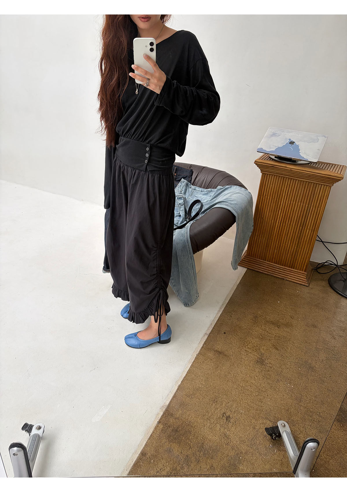 INAIEN笑笑家 "Легкий кислород" весенне-летняя тенсел-шерстяная приталенная солнцезащитная кофта тонкая с длинным рукавом