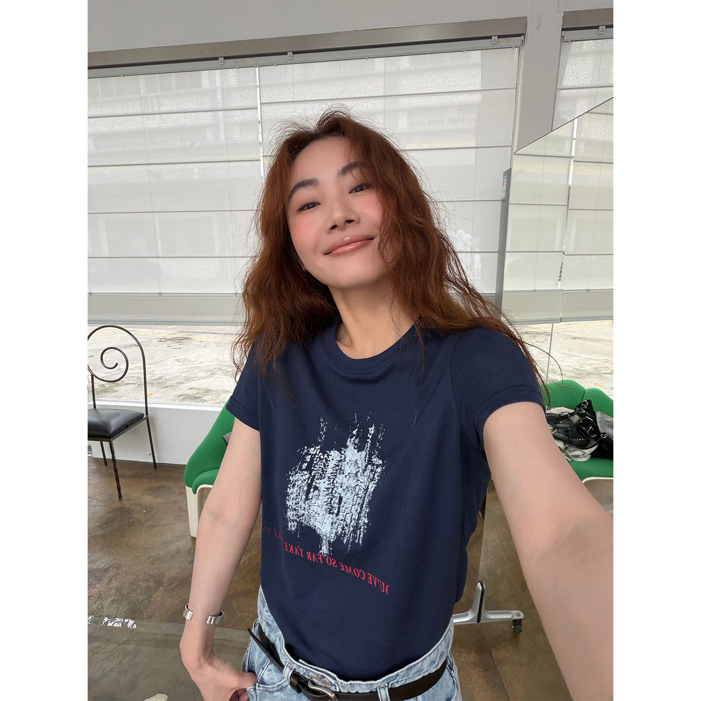 INAIEN "легкая роскошь с короткими рукавами" импортная укороченная шелковая блузка прямого кроя с короткими рукавами