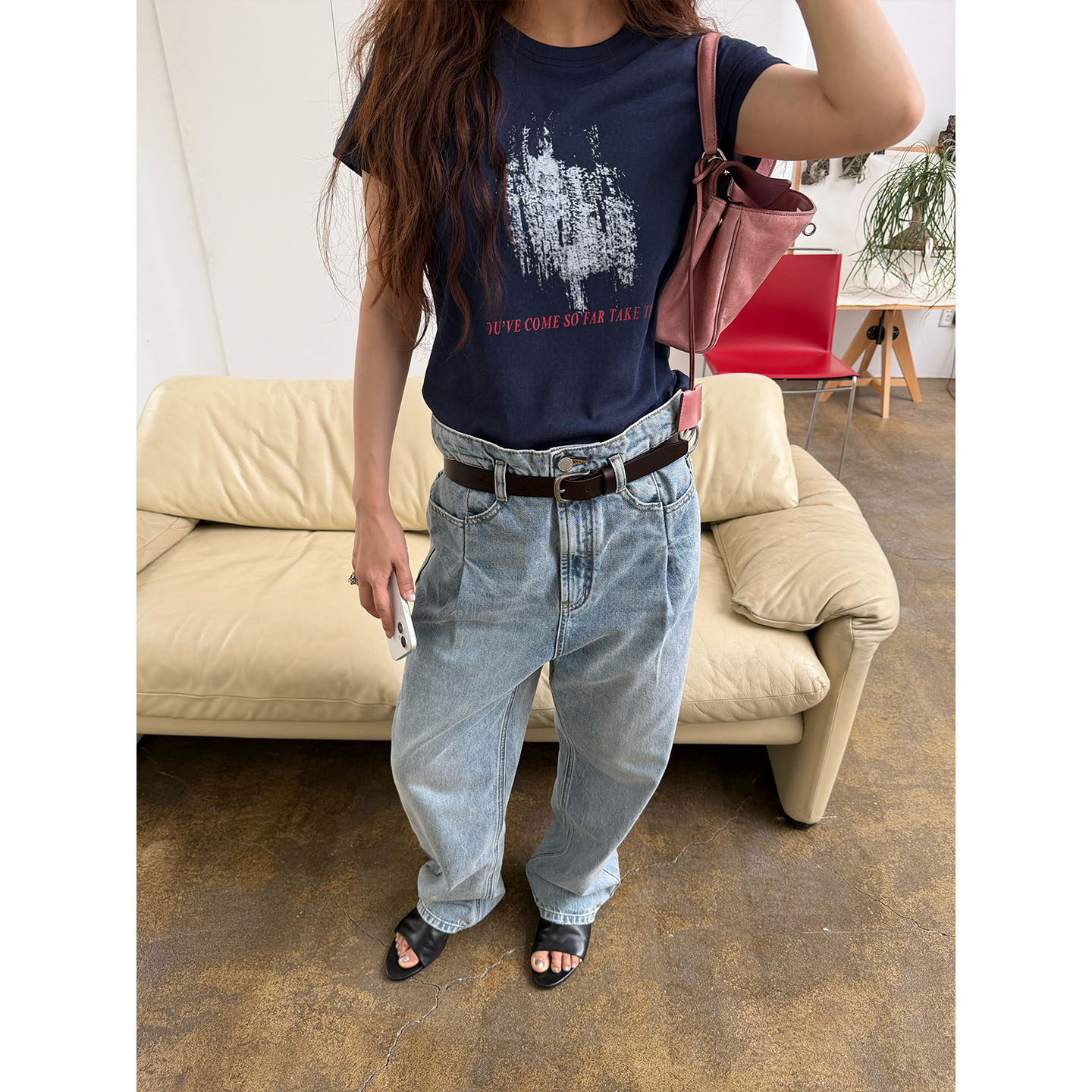 INAIEN "легкая роскошь с короткими рукавами" импортная укороченная шелковая блузка прямого кроя с короткими рукавами