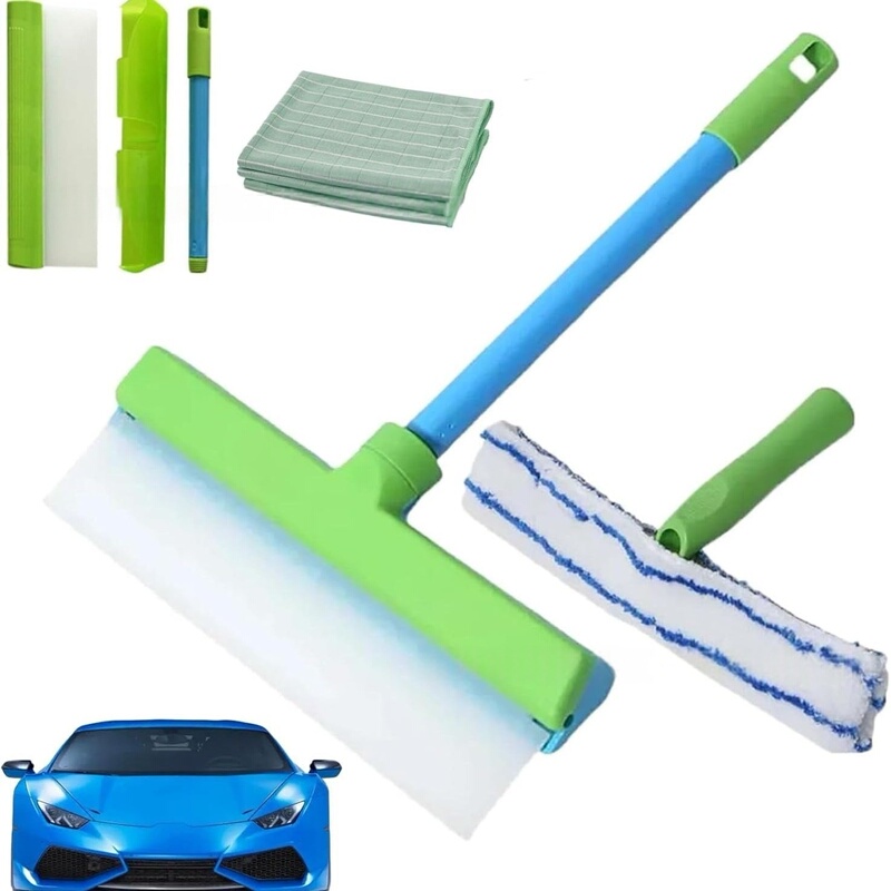 New Recyclable Silicone Window Squeegee Kit Three-In-One Window Cleaning Scraper New Recyclable Silicone Window Squeegee Kit Three-In-One Window Cleaning Scraper