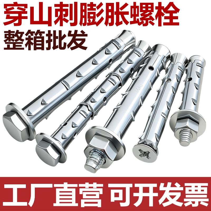 Expansion Bolts for Cutting Bricks, Foam Lightweight Bricks, Special Expansion Screws, Fish Scale Expansion Bolts, Aerated Block Barbed Screws Expansion Bolts for Cutting Bricks, Foam Lightweight Bricks, Special Expansion Screws, Fish Scale Expansion Bolts, Aerated Block Barbed Screws