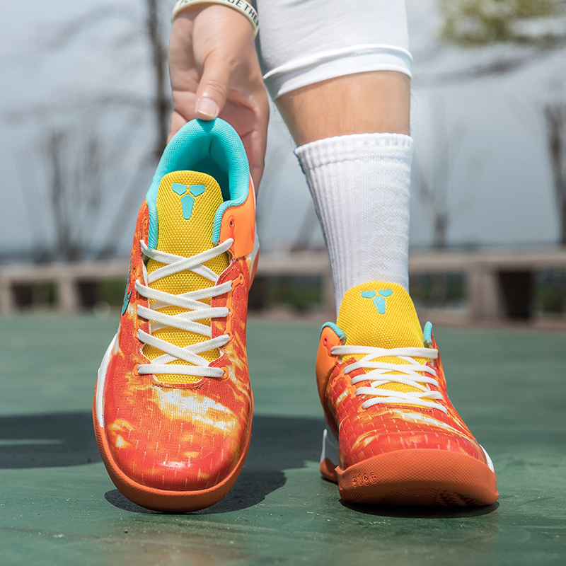 Kobe Bryant 8Th Generation Basketball Shoes for Children, Small Size, Unisex Sneakers, Lightweight for Summer, Youth Practical Shoes with Friction Sound Kobe Bryant 8Th Generation Basketball Shoes for Children, Small Size, Unisex Sneakers, Lightweight for Summer, Youth Practical Shoes with Friction Sound