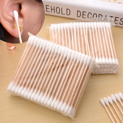300 double - headed rods clean cotton bars can be portable and hand - removed cotton sticks with makeup and ear tampons