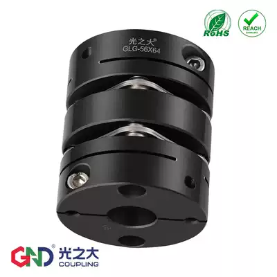 No. 45 steel GLG diaphragm coupling servo motor stepping motor high torque screw elastic coupling plum blossom