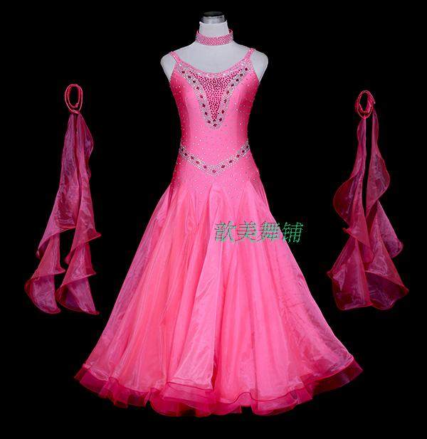 Original set up national standard dance dress race dress Morden dance dress Dancing dress Dancing dress Dance dress YW4207 -Taobao