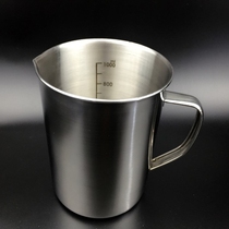 Laboratory Beaker Measuring Cup 500 1000ml 2000 ml 304 Stainless Steel Measuring Cup
