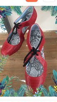 Unique Style Flamengo Dancing Shoes Franco Rare Mang Leather Ramen Goo Dance Shoes