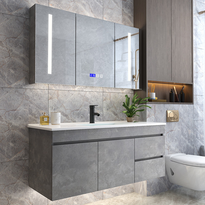 Nordic bathroom cabinet combination modern minimalist washbasin washbasin bath cabinet powder room washbasin washbasin