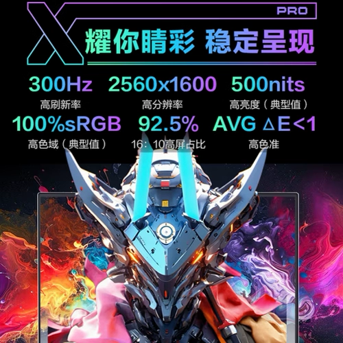 机械革命极光X笔记本电脑 RTX5070Ti游戏笔电 16英寸300Hz高萤幕刷新率