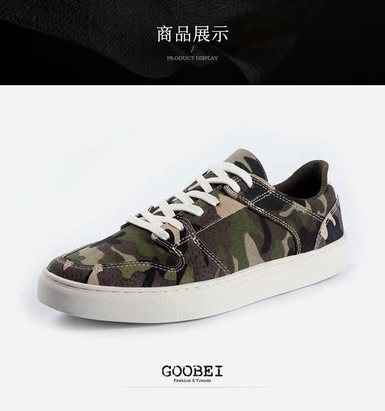 2019 mùa thu mới giày vải nam giày thể thao ngụy trang giày thường Giày thời trang nam giày đơn - Plimsolls giầy thể thao nam