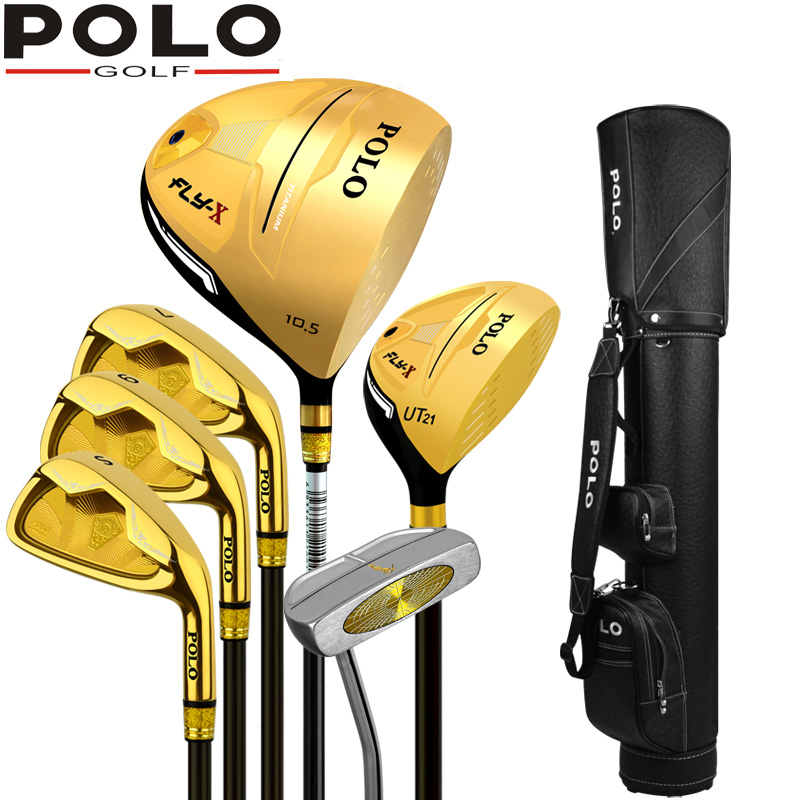 New POLO golf sleeve rod half cover golf club male golf ball with practice pole gold club-Taobao