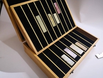 Bamboo stamp storage box