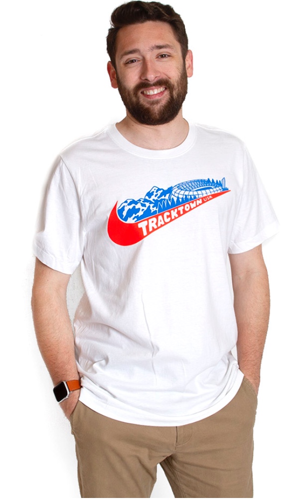 NIKE Nike Eugene Athletics City TRACKTOWN Memorial Pure Cotton Short Sleeve TEE