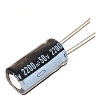 Electrolytic capacitor in-line 50V2200UF 2200UF 50V Volume 16 * 30MM high quality