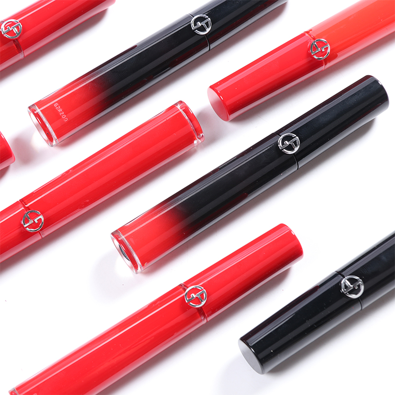 Clear Goods Leak Armani Amani Red Pipe Lip Glaze lasting not easy to fall color waterproof velvet black tube matt 500