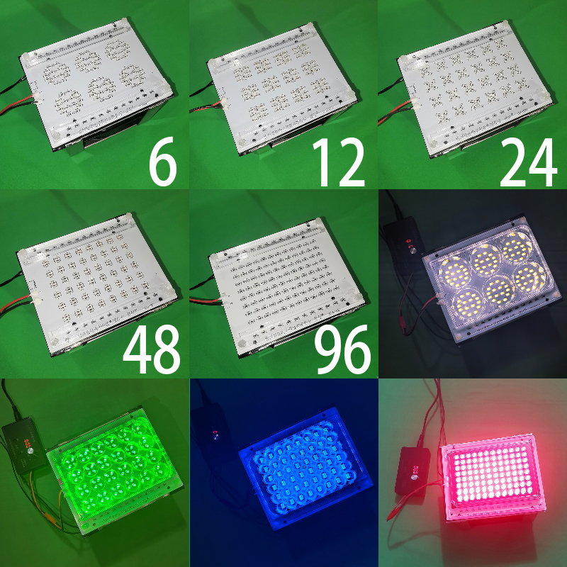 Dimmable Power 500Hz Frequency 6-12-24-96Pcr Enzyme-Labeled Led Cell Bacterial Culture Experiment Light Board