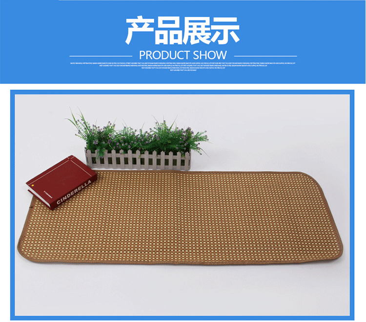 ghế mây giường mat trẻ em mat mat gấp giường hai mặt cho trẻ em - Thảm mùa hè chiếu trúc 1m6x2m