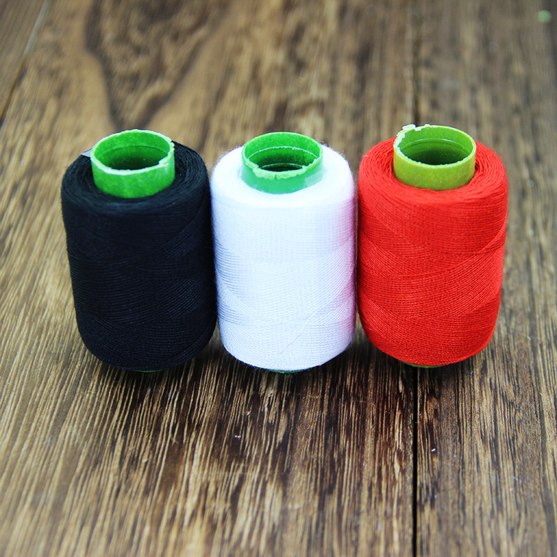10 small rolls Home sewing machine Line suit handsewn clothes weave 302 pagoda needlework black white red
