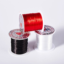 3 Roll DIY beaded elastic rope Black White Red wearing bracelet rubber band beef band Crystal elastic thread