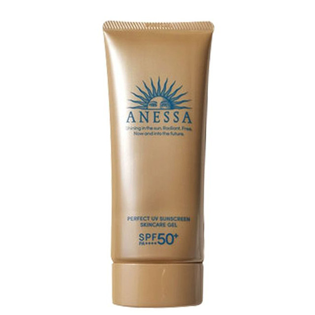 ໃນສະຕັອກຂອງຍີ່ປຸ່ນ Shiseido anessa sunscreen hose gold tube facial special 90g
