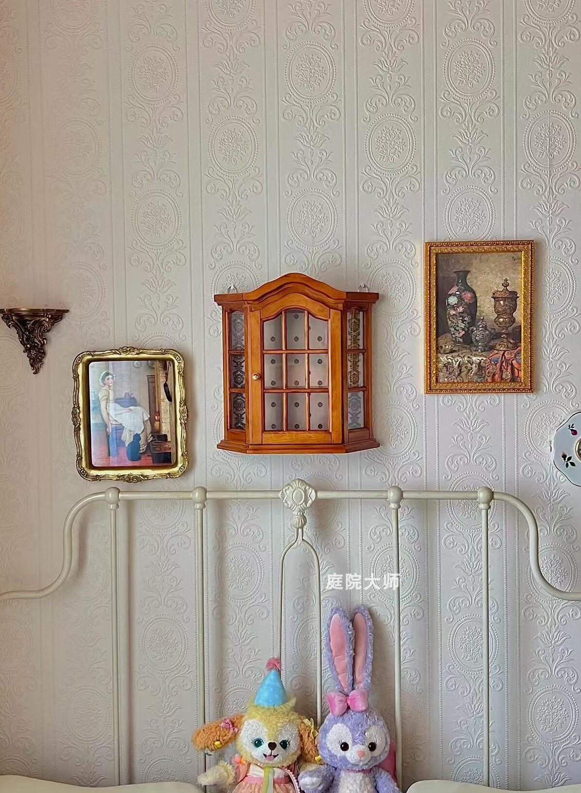 шкаф для ванной 中古陈列杯子置物架覆古杯架咖啡杯收纳层架实木靠墙挂式壁橱展示架 Other home