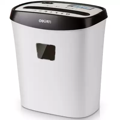Del Electric Office Shredder Desktop A4 Shredder Mini Household Shredder 9928 White