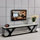 nhỏ gọn thời trang hiện đại Continental sắt sơn đen tủ TV kính cường lực đặc biệt cung cấp miễn phí vận chuyển phòng khách sáng tạo - Buồng tủ 3 cánh