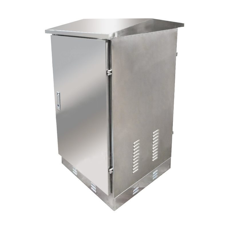 Outdoor stainless steel network cabinet 24U outdoor waterproof weak current cabinet 1.2 meters exchange amplifier cabinet rainproof equipment cabinet