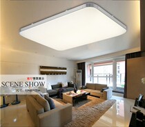 National modern simple ultra-thin rectangular living room lights led fashion Apple aluminum flat ceiling lamps