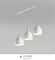 Chongqing Main City Package installation modern simple restaurant chandelier three-head aluminum bar cafe chandelier lighting