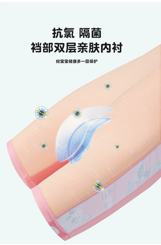Đồ bơi trẻ em Li Ning Đồ bơi một mảnh dành cho nữ 2023 Mới dành cho trẻ em vừa và lớn Kem chống nắng chuyên nghiệp dành cho trẻ em Đồ bơi khô nhanh do boi tre em áo bơi trẻ em xuất khẩu