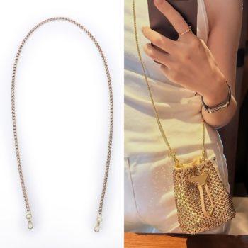 Suitable for Prada Small Bag Chain Strap Modification, Prada Mariner Chain Single Shoulder Crossbody Bag Accessories