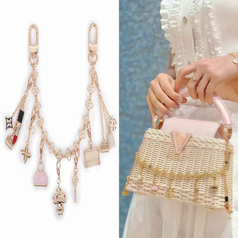 Suitable for Lv Capucines Vivienne Lipstick Custom Pendant Chain Modification Capucines Decorative Chain