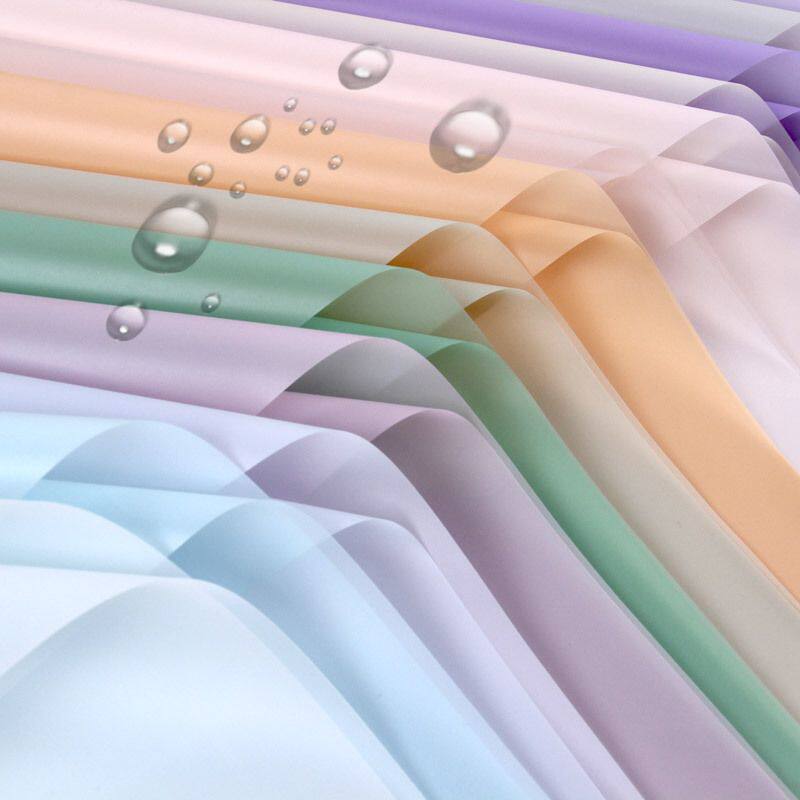 Solid color thickened fog paper Han Su paper rose flower wrapping paper waterproof paper Shunfeng material flower material supplies