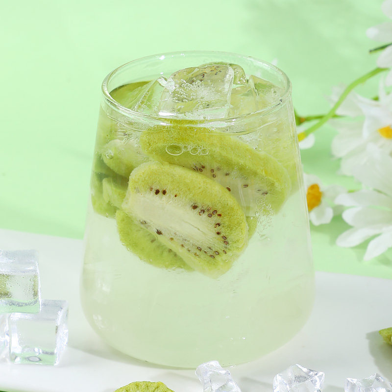 Freeze-Dried Kiwi Slices 500g Dried Kiwi Fruit Slices Kiwi Puree Dried Fruit Slices Peach Slices Dried Fruit