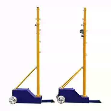 Liftable badminton post net movable wheeled volleyball tennis outdoor outdoor bracket bracket