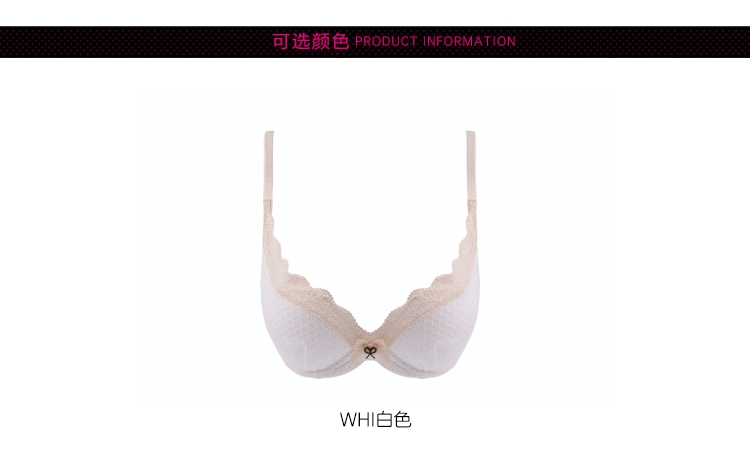 Embry của Fendi Nhỏ Giọt Cup Retro Sexy Ren trên Mỏng Dày Sâu V Thu Thập Bra quần lót phụ nữ