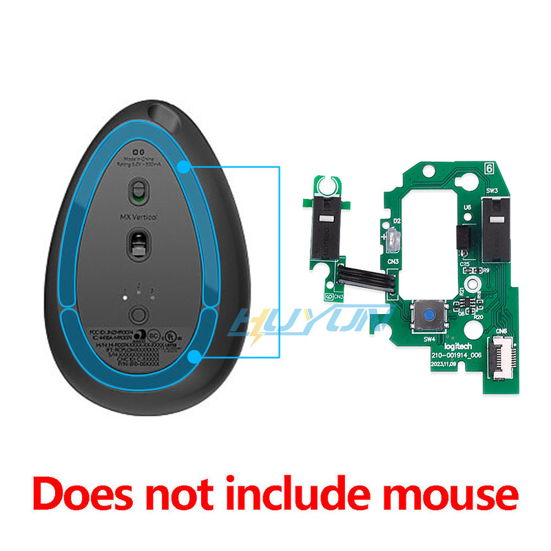 Suitable for Logitech Mouse Mx Vertical Micro-Switch Side Button Small Board Cable Solder-Free Accessories Double-Click