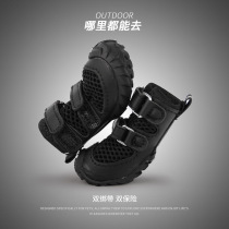 Dog shoes spring and summer Teddy Bichon large mesh new shoes breathable soft sole anti-slip and anti-falling when going out