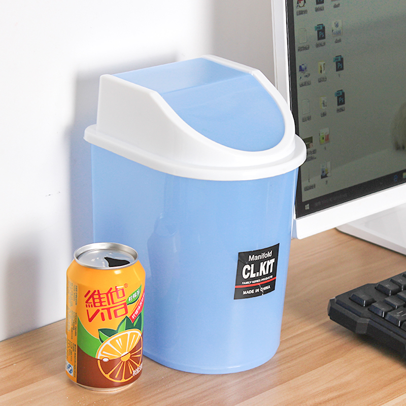 Creative Desktop Trash Can Mini with lid Small Number of items Home Office Bedroom Living Room Kitchen Bedside Cute