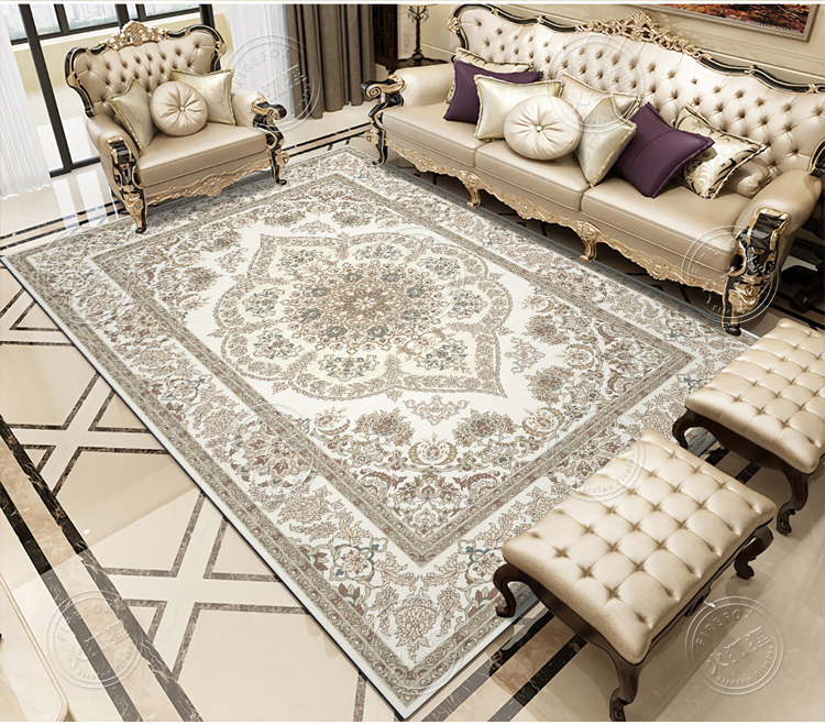 tòa án châu Âu phức tạp cổ điển sofa Iran thảm Ba Tư phòng khách bàn cà phê bàn ​​ngủ cạnh giường đệm tiểu học - Thảm thảm 3d phòng khách