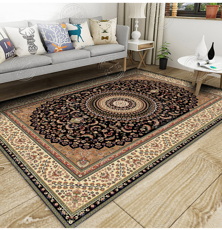 tòa án châu Âu phức tạp cổ điển sofa Iran thảm Ba Tư phòng khách bàn cà phê bàn ​​ngủ cạnh giường đệm tiểu học - Thảm thảm 3d phòng khách