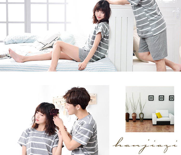 Pyjama mixte en Coton à manche courte - Ref 3005955 Image 8