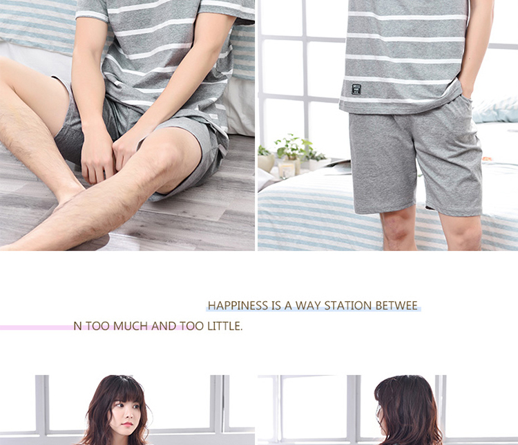 Pyjama mixte en Coton à manche courte - Ref 3005955 Image 11