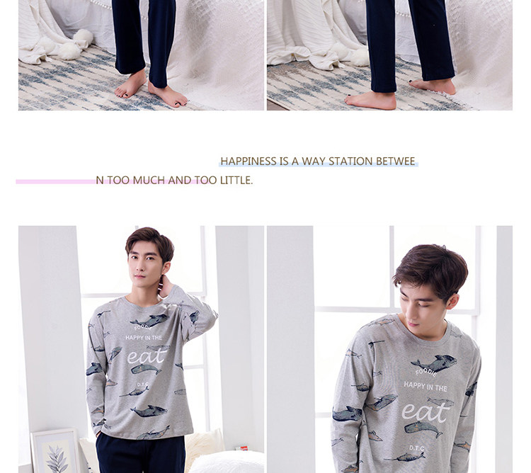 Pyjama mixte en Coton à manches longues - Ref 3005890 Image 17