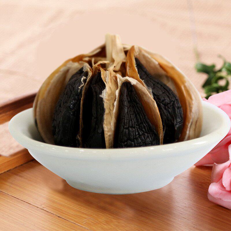 Good garlic road ready-to-eat black garlic 18 Pizhou specialty native multi-lobed black garlic gift box